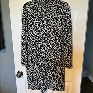 Tribal leopard print dress